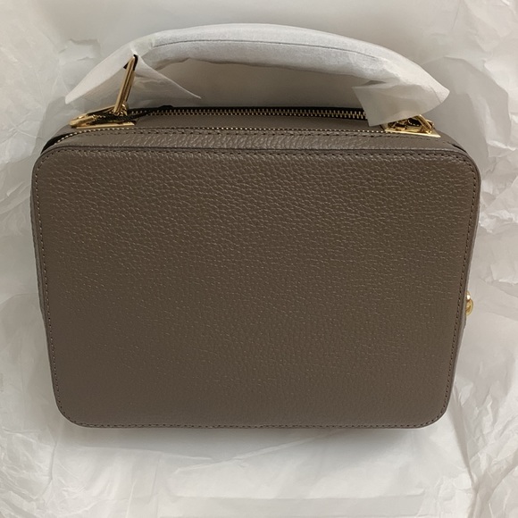 3X “HOST PICK” Marc Jacobs The Textured Logo Box Shoulder Bag - Picture 9 of 10